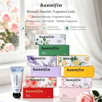 Crème pour les mains hydratante parfumée aux fleurs Hannifin 30g, rafraîchissante, non grasse, mini crème pour les mains pour coffrets cadeaux