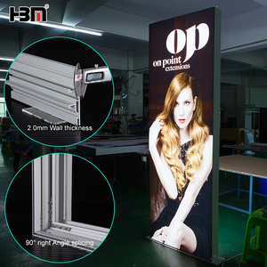 12 cm độ dày Triển Lãm Đứng không khung <span class=keywords><strong>lightbox</strong></span> nhà sản xuất với logo - Product Image 5