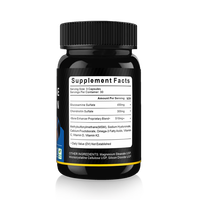 Ausreson Glucosamine et Chondroïtine MSM HCl Supplément Articulaire et Osseux 500mg 1500mg 800 MSM Capsules de Calcium Glucosamine Chondroïtine