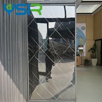 Installation facile, 1200 mm, flexible, décoratif, intérieur, luxe, pierre, bois, texture marbrée, décoration, luxe, feuille de marbre en PVC UV, carreaux