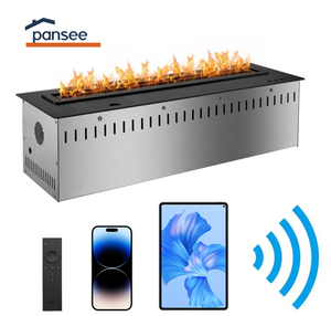 <span class=keywords><strong>Chimenea</strong></span> Moderna de <span class=keywords><strong>Bioetanol</strong></span> de Metal para Interiores/Exteriores con Control Remoto, Inserto de 30 Pulgadas para Uso en Villas - Product Image 6