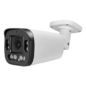 Camera Đầu Đạn Ip66 Hai Chiều Thẻ Sd Âm Thanh 12MP Camera Mạng Ip Poe Ngoài Trời