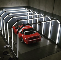Lumière hexagonale à led pour garage personnalisée nouvelle lumière de tunnel à tube led de haute qualité