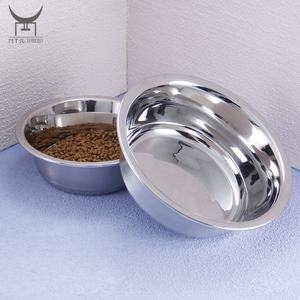 201 304 Talheres de Aço inoxidável Bacia Do Cão de Estimação Gato de Estimação Alimentador de Água Tigela de Comida Prato de Servir Para Cat Dog Pequeno - Product Image 4