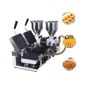Endüstriyel waffle makinesi şekiller ceviz şekil kek makinesi ceviz kek pişirme makinesi için satış