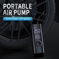 Nouvelle Arrivée Pompe à Air Numérique Sans Fil Mini Compresseur Portable pour Voiture Batterie Gonfleur de Pneus Sans Fil Rechargeable pour Vélo