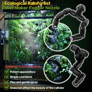 Nebulizador silencioso para reptiles, bomba de nebulización, sistema de pulverización para riego de plantas, invernadero y jardín - Product Image 2