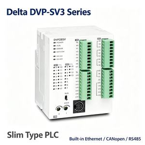 Controlador Lógico Programable (PLC) Original DVP28SV11T2, 28 Puntos de Salida de Transistor, Serie DVP SV, Controlador Industrial Programable - Product Image 1