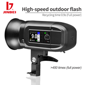 Jinbei HD400 <span class=keywords><strong>Pro</strong></span> 400W GN66 5500K Đầu Ra Liên Tục Chiếu Sáng Nhanh Chóng Tái Chế Lithium LED Video Pin Đèn <span class=keywords><strong>Flash</strong></span> Ánh Sáng - Product Image 5