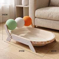 Winners-TQXM Grand Lit-griffoir pour chat blanc - Jouet durable au style mignon