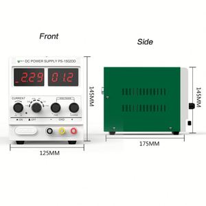 Phòng thí nghiệm pin dự phòng điện thoại di động sửa chữa DC quy định biến điều chỉnh điện áp cung cấp điện BEST-1502DD 15V DC công cụ điện 2A - Product Image 2