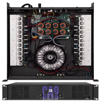 Amplificateur de puissance audio professionnel CA Series 2U Classe H pour système de sonorisation, haut-parleur, caisson de basses, stéréo