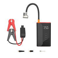 Coolchong DC12V Electric Inflator Pump air Compressor Vehicle Tools 10400mAh Portable air Compressor Tire Inflators
