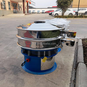 Özelleştirilebilir Döner Gıda Tozu Titreşimli Elek Filtre Ekipmanı Paslanmaz Çelik Titreşimli Elek Ayırma Makinesi - Product Image 4