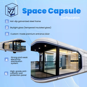 Módulo de Vivienda Modular Ray-Zen, Contenedor Prefabricado, Espacio Comercial, Cápsula <span class=keywords><strong>Lunar</strong></span> - Product Image 4