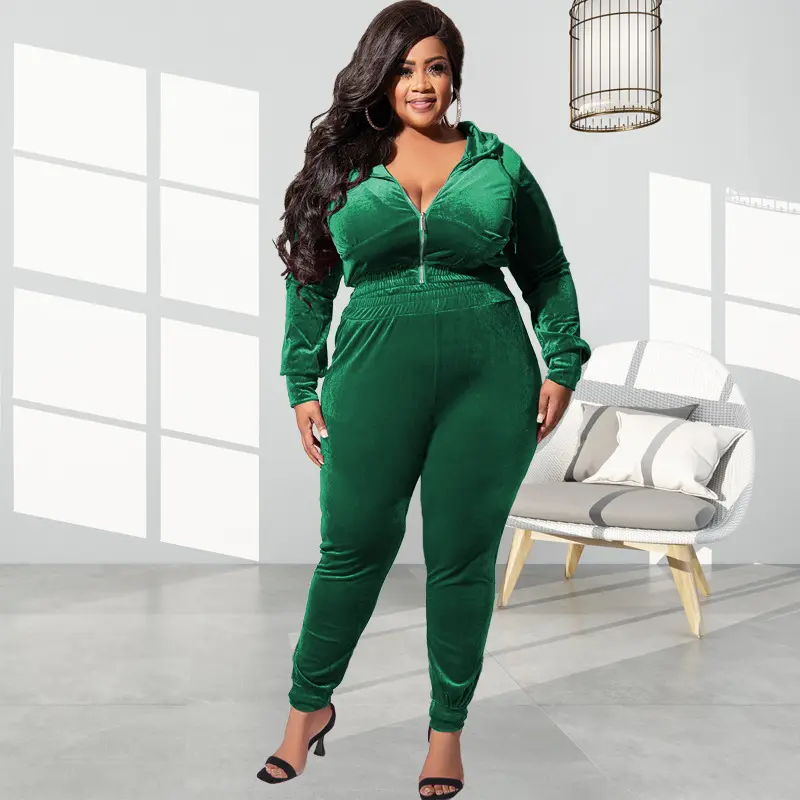 womens plus size dresses 4xl 5xl casual velvet long sleeve hoodies and pants women plus size 2 piece womens hoodies sweatshirt