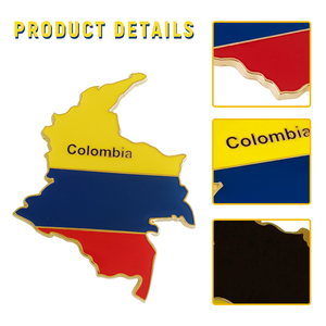 21 ans usine personnalisée colombie carte Palm Coast Motif métal aimants pour réfrigérateur Vivid Tropical Vibe repère <span class=keywords><strong>voyage</strong></span> Souvenir cadeau - Product Image 5