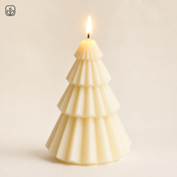Velas Aromáticas con Forma de Árbol de Navidad 2026, Velas Creativas Hechas a Mano con Cera de Soya y Aroma a Pino, Decoración para el Hogar, Regalo, Venta al por Mayor