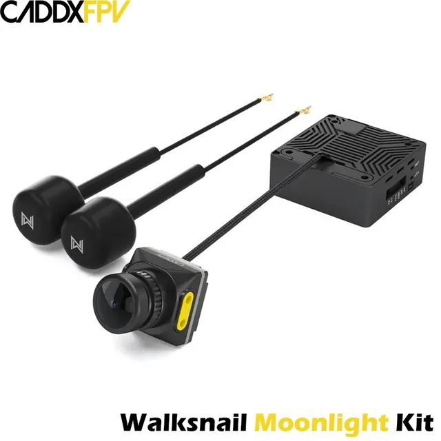 CADDXFPV Walksnail Moonlight Kit HD VTX 4K CAMERA Built-in Gyroscope 1080P/60fps FOV 160°suitable for FPV Model Aircraft