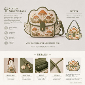 Bolso Bandolera Personalizado para Mujer con Estampado de Pulpo, de Cuero PU, Moderno y Portátil para Uso Diario - Product Image 2