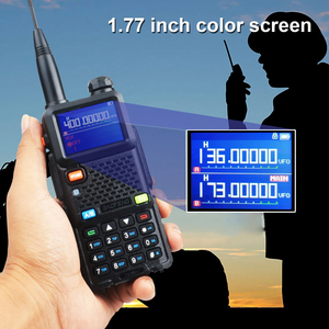 Uv 5rh tri-ban nhạc gmrs cầm tay Walkie-Talkie 10-watt tầm xa hai chiều đài phát thanh với kênh lưu trữ 999 8-10km nói chuyện Phạm vi - Product Image 3