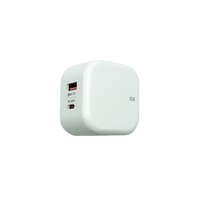 Pengisi daya dinding USB telepon pintar pengisian cepat Mini PD 20 W dan QC 3.0