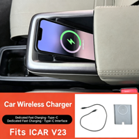 15W Kabelloses Autoladegerät für Chery ICAR V23 2025 Schnelles Ladepad Telefonhalter Konsolenorganizer Innenraum-Zubehör
