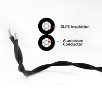 Câble Aérien Torsadé Industriel KICO, Flexible, 2*16 4*25mm², Groupe de Câbles Aériens (ABC) en Aluminium, Isolation PVC XLPE, BLV