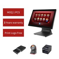 POS-терминал Syse S20: тонкий, стильный, с новым дизайном, емкостным сенсорным экраном 15,6 дюйма, алюминиевый корпус, кассовый аппарат