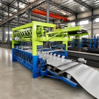 Ligne de production de panneaux sandwich en laine de roche PU PIR EPS pour entrepôt, atelier, chambre froide, machine de laminage automatique CE ISO