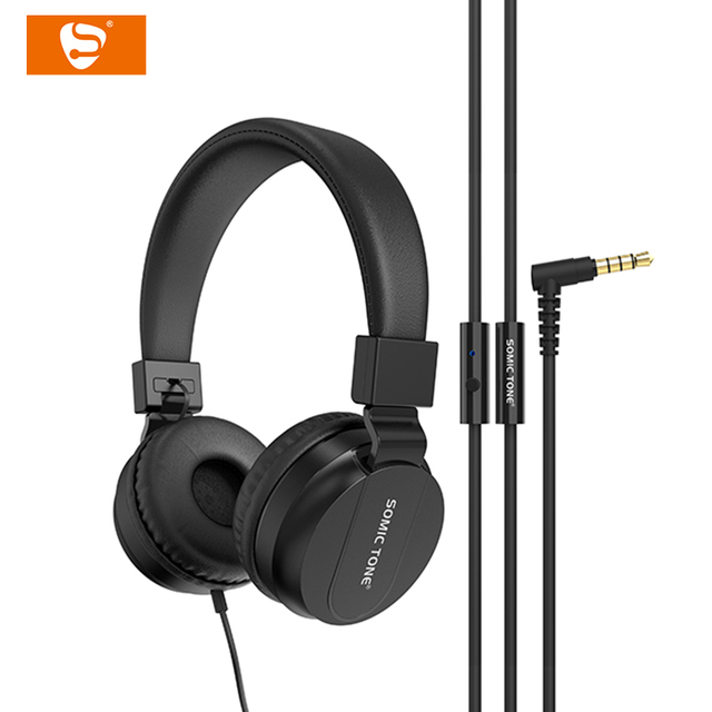 SOMIC TONE ST900 Wired Over Ear Headphones Hi-Res Studio Stereo Gaming Headsets Kids Headphones 3.5mm Jack Plug Wired Headphone
