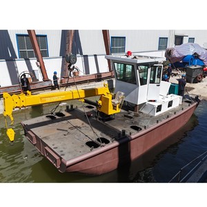 Imbarcazione <span class=keywords><strong>da</strong></span> <span class=keywords><strong>Lavoro</strong></span> Marina con Motore Diesel <span class=keywords><strong>da</strong></span> 110kw, Velocità 15km/h, Capacità di Carico 40 Tonnellate, <span class=keywords><strong>Costruzione</strong></span> Offshore in Acciaio - Product Image 3