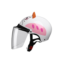 BYB/X-866 Nouvelle Arrivée 3D Moto Moitié Du Visage Abs En Plastique Casque Casco Électrique Casques De Vélo Pour Adultes