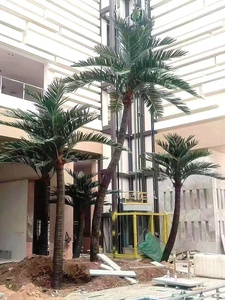 Nhà máy trực tiếp cường độ cao khổng lồ nhân tạo giả cây cọ cọ nhân tạo UV cây kháng - Product Image 6