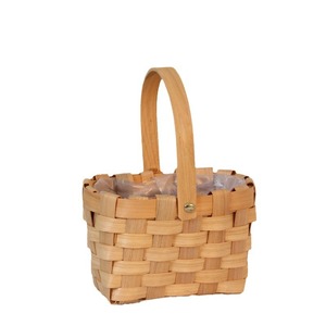 Handmade Round Straw Woven Flower <b>Basket</b> With Handle For Home Decor And Gift - Product Image 4