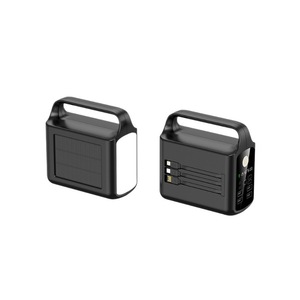 Batterie externe <span class=keywords><strong>populaire</strong></span> à charge ultra-rapide 22,5 W, en plastique, haute capacité 50000 mAh, avec panneau solaire, écran LED et sorties Mini USB et Micro USB - Product Image 2