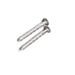 Fábrica de China Clavos en espiral de acero inoxidable Tornillos de expansión Clavos roscados impulsados por martillo oculto Clavos torcidos - Product Image 2