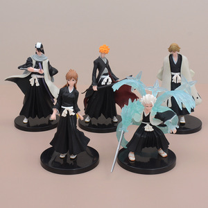 5 pièces/ensemble 10 ~ 13cm eau de javel Anime figurine ensemble Kurosaki Ichigo <span class=keywords><strong>Kuchiki</strong></span> Rukia modèle jouet cadeau - Product Image 3