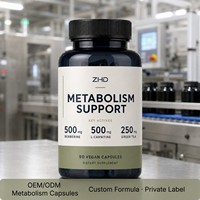 Capsules de soutien métabolique OEM ODM à marque privée |   Formule et emballage personnalisés |   Berbérine 500mg |   Usine certifiée GMP