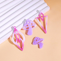 Moule en silicone YS DIY pour boucles d'oreilles, motifs géométriques creux, champignons, ailes d'ange, insectes, idéal pour la fabrication de bijoux en résine