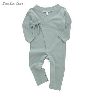 Bayi Laki-laki Romper Katun Lengan Panjang Pakaian Bayi 0-24 Bulan Bayi Baru Lahir Jumpsuit Pakaian Anak - Product Image 2