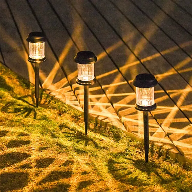 LED-Solar leuchten im Freien Wasserdichter Landschafts beleuchtungs weg Lawn Park Street Lawn Dekorieren Sie RGB Solar Garden Light
