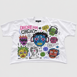 Camiseta con Estampado Personalizado, 300GSM, Algodón Grueso, Lavado Desgastado, Hombros Caídos, Corte Cuadrado, Camiseta Gráfica para Hombre - Product Image 3