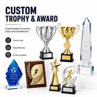 Trofeo de Cristal Personalizado, Premio de Vidrio, Placa de Metal, Medalla para Maratón, Natación, Atletismo, Campeonato