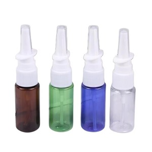 Échantillon GRATUIT – Bouteille de pulvérisation nasale en plastique pour animaux de compagnie, vente en gros, 5, 6, 10, 20 ml, vide, pour nettoyage nasal, emballage brun, noir, transparent - Product Image 1