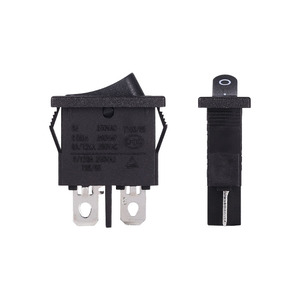 Leci tùy chỉnh 250V AC Rocker chuyển 6A/8A 2pin công tắc nguồn Trắng ON-OFF chức năng làm bằng vật liệu PA66 - Product Image 6