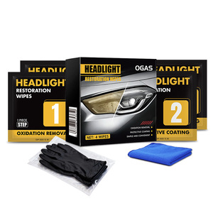 OGAS Kit de Nettoyage Humide pour <span class=keywords><strong>Phares</strong></span> – Élimine le Jaunissement et le Vieillissement des Abat-jour, Sans Meulage, Nettoyage, Placage, Protection Cristalline, Réparation 3490A - Product Image 1