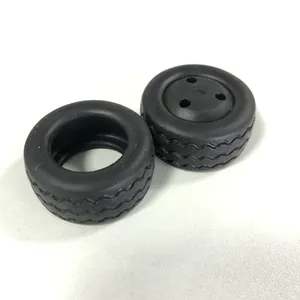 Custom Black Rubber Toy Car Wheel/Tyre With Texture