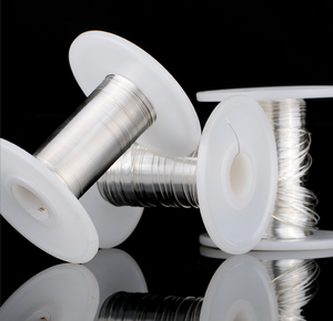 Fio de Prata Litz RASANTEK 5N 99,99% Puro 22AWG Fio de Prata Esmaltado Plano para Cabos de Áudio Premium e Artesanato de Joias - Product Image 2