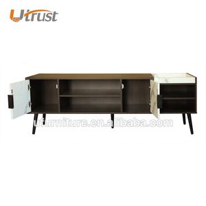 Soporte de tv y mesa de centro, mueble moderno de alto brillo, mueble de madera, oferta, barato - Product Image 4